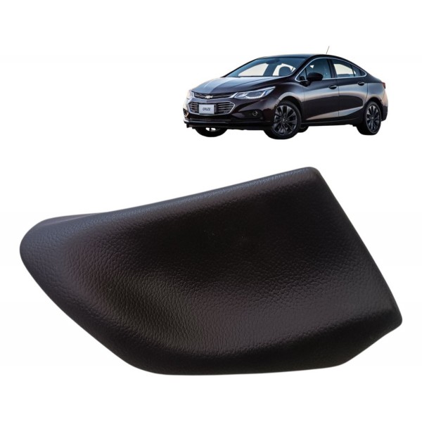 Acabamento Couro Esquerdo Painel Gm Cruze 2017 2018 Original Preto Liso