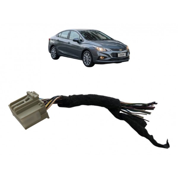 Plug Chicote Cinza 15 Fios Módulo On Star Gm Cruze 2017 2018