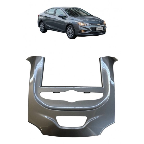Moldura Central Painel Gm Cruze 2017 2018 2019 Cinza Orig Cinza