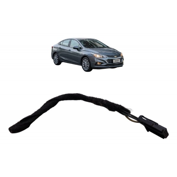 Plug Chicote Conector Botão Pisca Alerta Gm Cruze 2017 2018 Preto