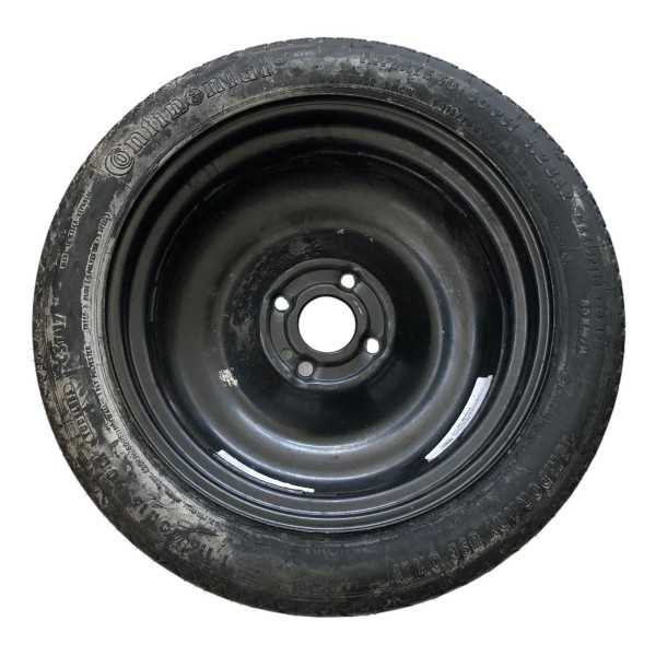 Roda Pneu Estepe Fino Mini Cooper Clubman Aro 15 Original Preto