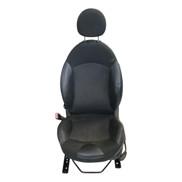 Jogo Banco Couro Completo Mini Cooper Clubman 2011 2012 2013 Preto