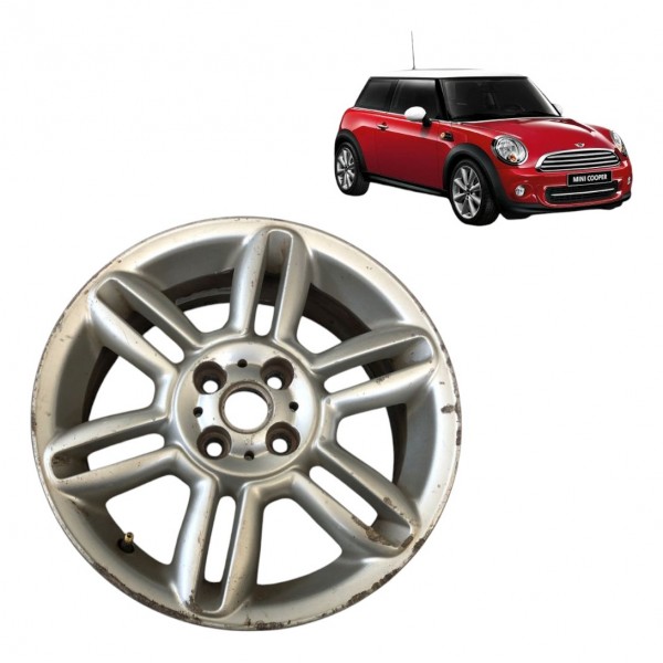 Roda Liga Aro 16 Mini Cooper Clubman Original 2012 2013 02 Prateado