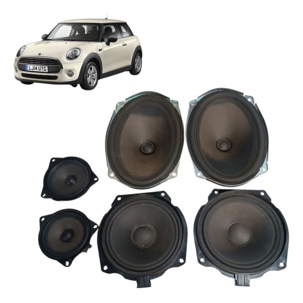 Kit Jogo 6 Auto Falantes Mini Cooper Clubman 2011 2012 2013