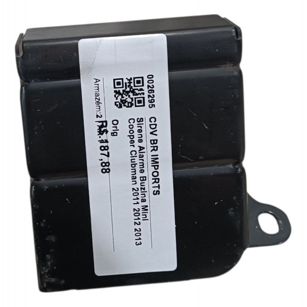 Sirene Alarme Buzina Mini Cooper Clubman 2011 2012 2013 Orig