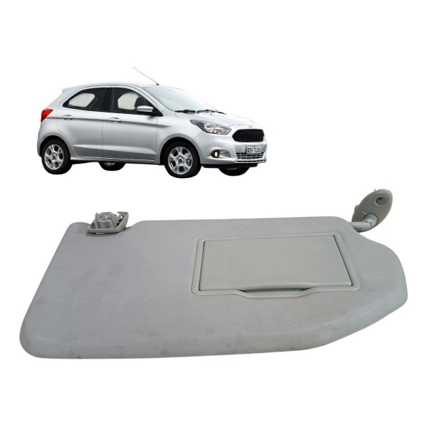 Quebra Sol Direito Ford Ka 2017 2018 2019 Com Espelho Detalh