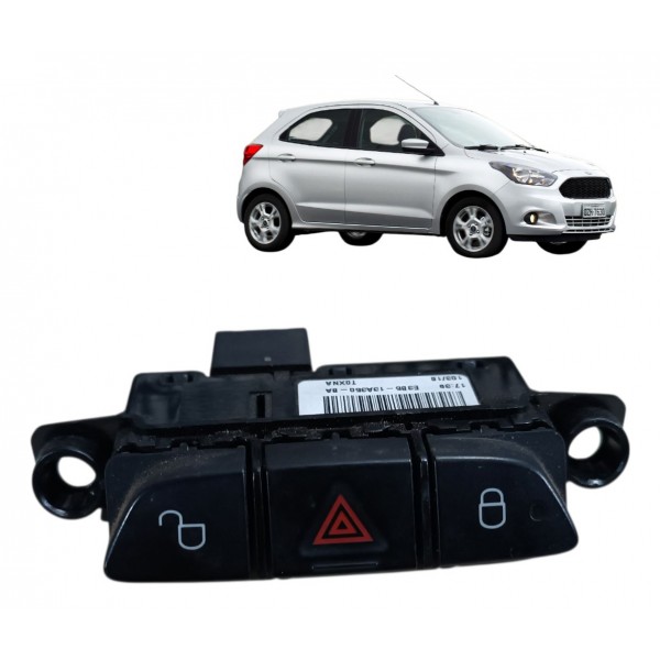 Botão Alerta Segurança Ford Ka 2018 2019 2020 2021 Original