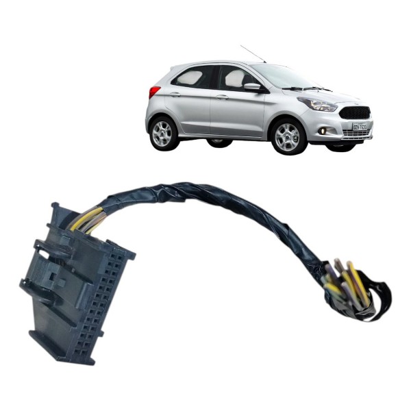 Plug Conector 10 Fios Modulo Bcm Ford Ka 1.0 3cc 2018 2019