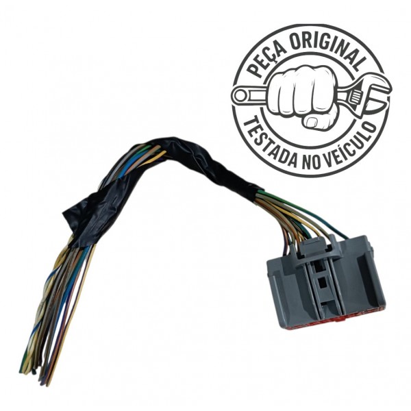 Plug Conector Cinza 11 Fios Modulo Bcm Ford Ka 2018 2019