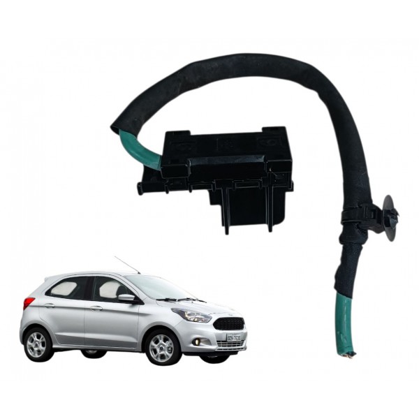 Plug Conector Preto 1 Fio Modulo Bcm Ford Ka 1.0 3cc 2018