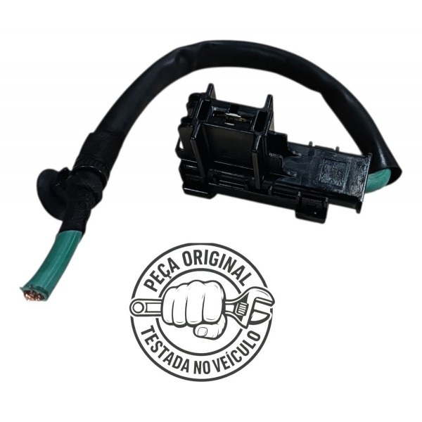Plug Conector Preto 1 Fio Modulo Bcm Ford Ka 1.0 3cc 2018