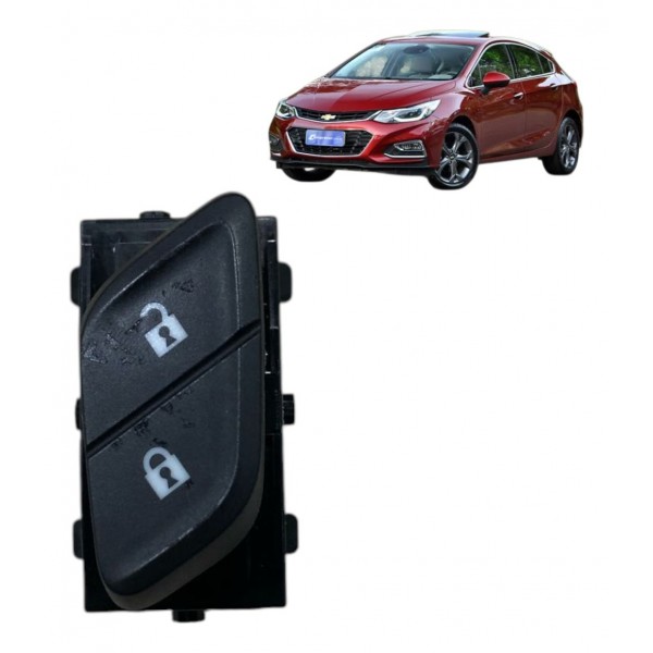 Botão Trava Porta Dianteira Esquerda Gm Cruze 2017 A 2022