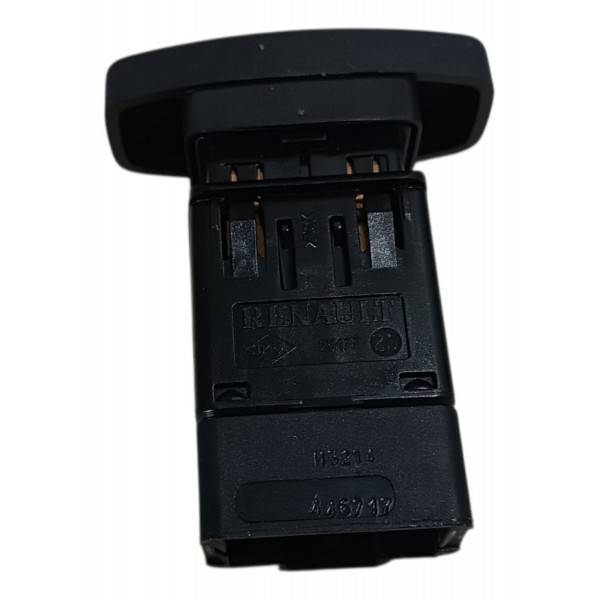 Botão Pisca Alerta Renault Sandero Logan 2012 2013 2014 Orig Preto