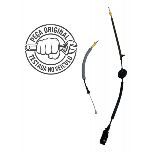 Par Cabo Fechadura Porta Ford Ka 2018 2019 Traseira Direita