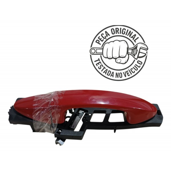 Maçaneta Porta Dianteira Direita Ford Ka 2018 2019 Vermelho Dianteira