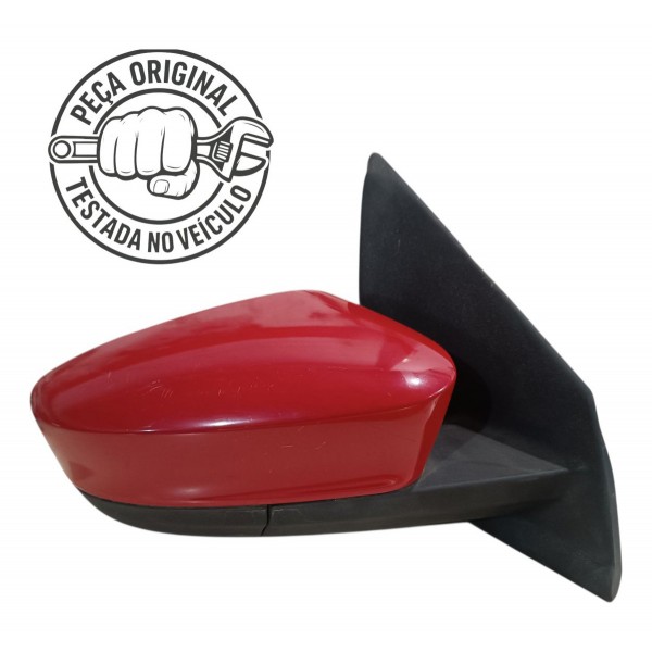 Retrovisor Direito Manual Ford Ka 2018 2019 2020 Vermelho