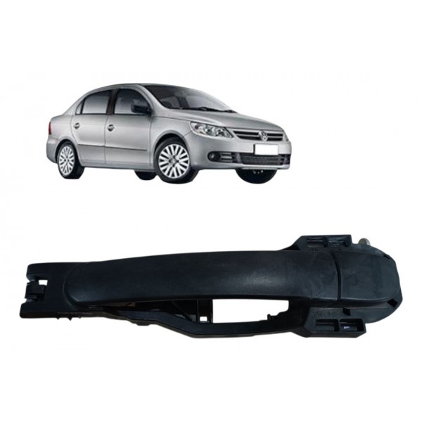 Maçaneta Porta Traseira Esquerda Vw Gol Voyage G5 G6 2012 Traseira