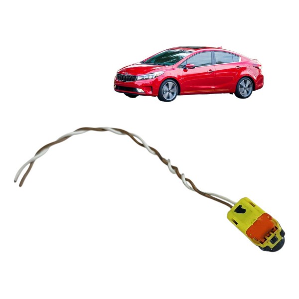Plug Conector Chicote Cinto Segurança Kia Cerato 2017 2018