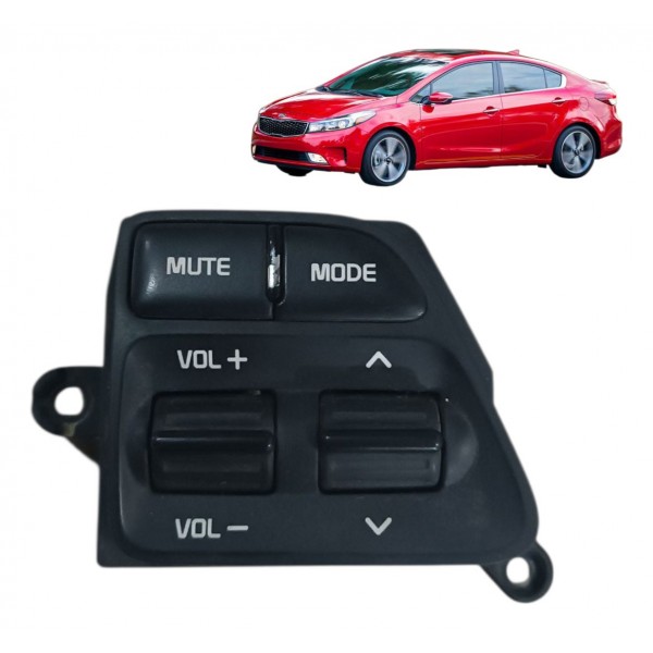 Botão Comando Som Volante Esquerdo Kia Cerato 2014 2015 2016