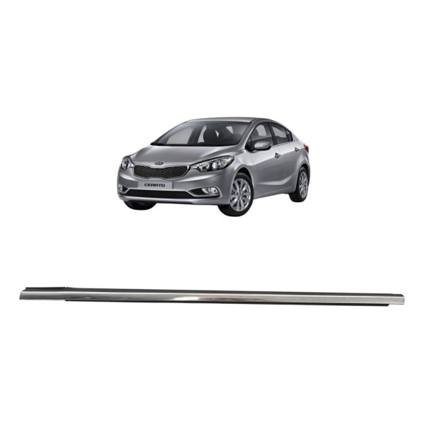 Pestana Porta Cerato 2014 2015 Cromada Traseira Esquerda