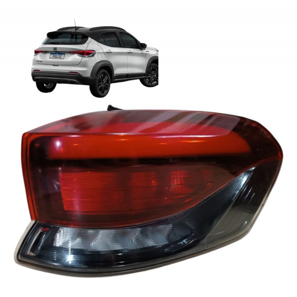 Lanterna Traseira Direita Fiat Pulse 2023 2024 Original Led Direito/passageiro Vermelho