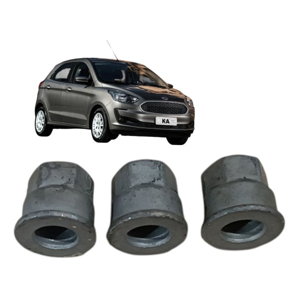Jogo 3 Porcas Coxim Amortecedor Dianteiro Ford Ka 2020 2021