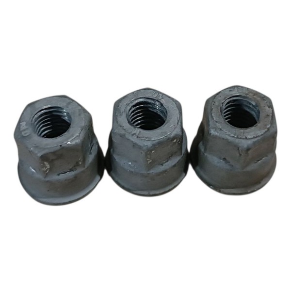 Jogo 3 Porcas Coxim Amortecedor Dianteiro Ford Ka 2020 2021