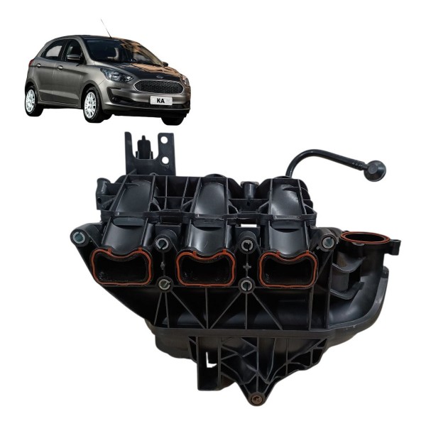 Coletor Admissão Motor Ford Ka 1.0 3cc 2019 2020 2021 Orig