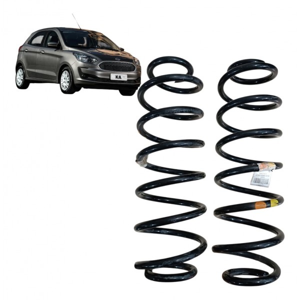 Par Mola Suspensão Traseira Ford Ka Hatch 2019 2020 2021