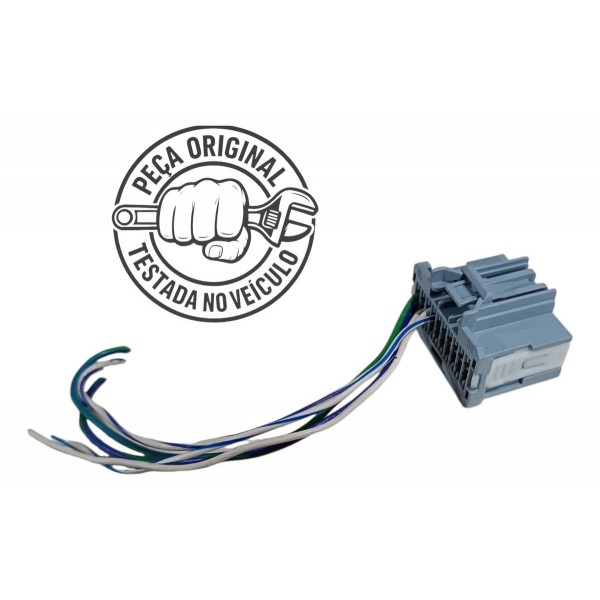 Plug Conector Cinza 5 Fios Modulo Airbag Ford Ka 2020 2021