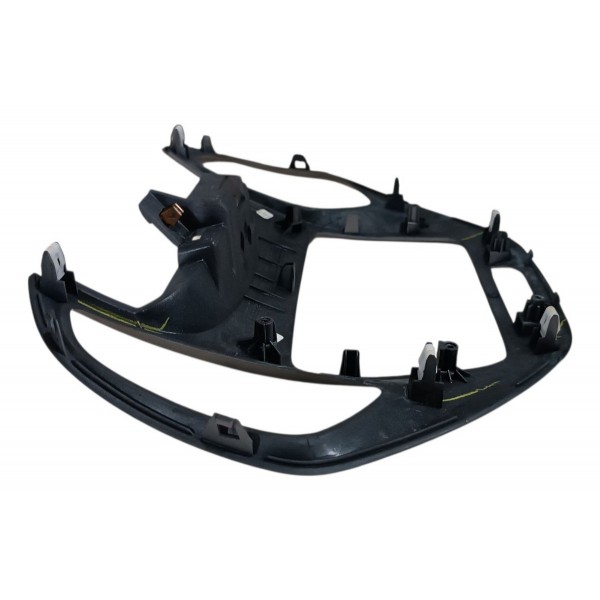 Moldura Mascara Painel Radio Multimídia Ford Ka 2020 2021 Prateado