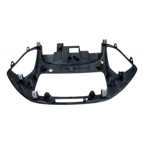 Moldura Mascara Painel Radio Multimídia Ford Ka 2020 2021 Prateado