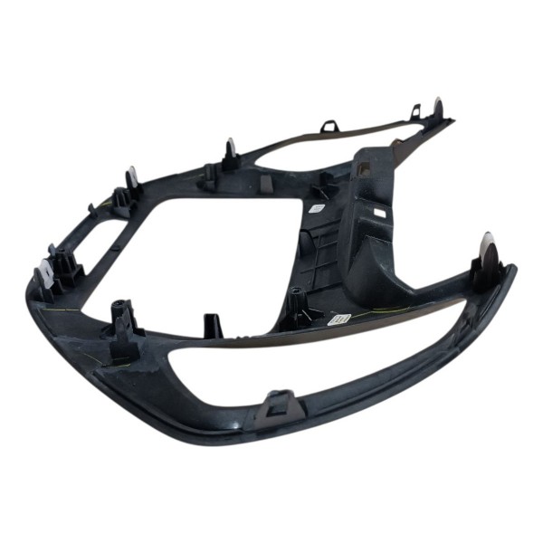 Moldura Mascara Painel Radio Multimídia Ford Ka 2020 2021 Prateado