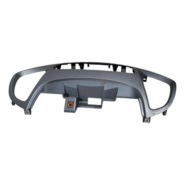 Moldura Mascara Painel Radio Multimídia Ford Ka 2020 2021 Prateado