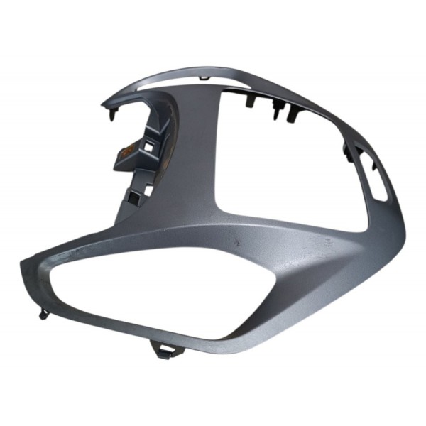 Moldura Mascara Painel Radio Multimídia Ford Ka 2020 2021 Prateado