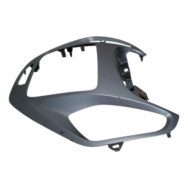 Moldura Mascara Painel Radio Multimídia Ford Ka 2020 2021 Prateado