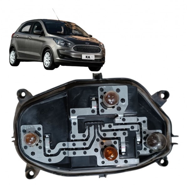 Circuito Lanterna Traseira Direita Ford Ka 2019 2020 2021 Direito/passageiro Preto