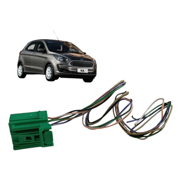 Plug Conector Verde 5 Fios Chave Seta Ford Ka 2020 2021 2022
