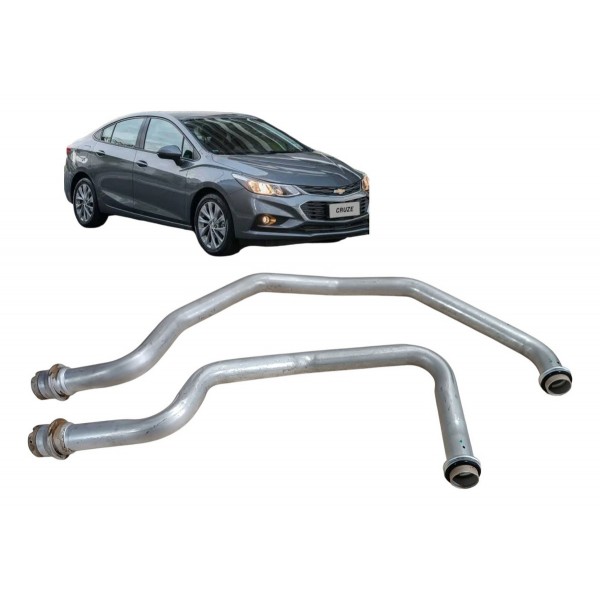 Par Mangueira Cano Aluminio Ar Quente Gm Cruze 2017 2018