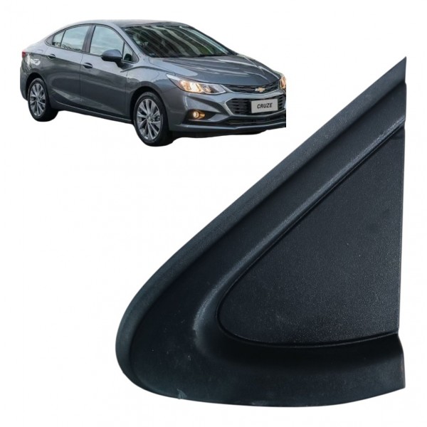 Moldura Triângulo Retrovisor Esquerdo Cruze 2017 2018 2023