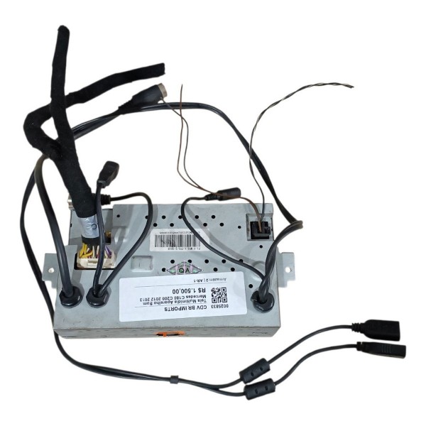 Tela Multimidia Aparelho Som Mercedes C180 C200 2012 2013