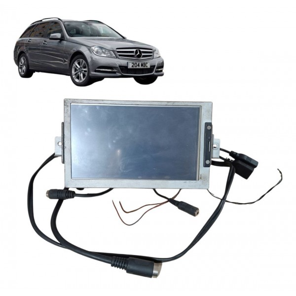 Tela Multimidia Aparelho Som Mercedes C180 C200 2012 2013