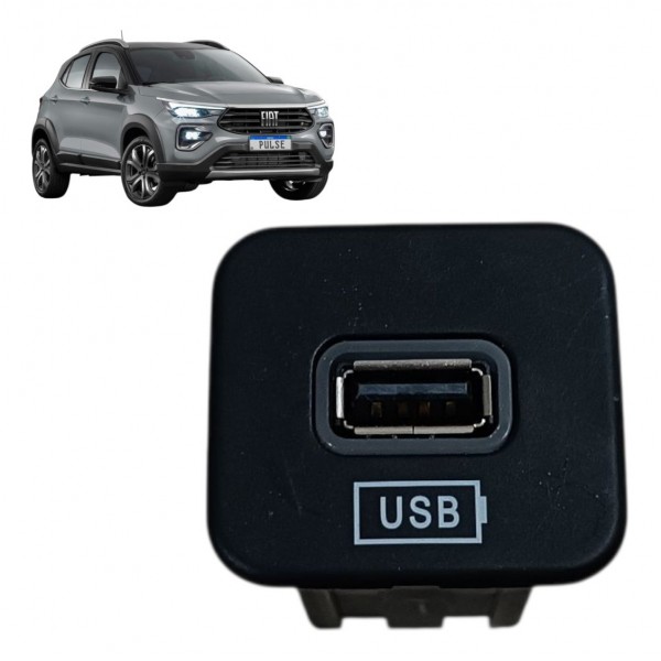 Tomada Auxiliar Usb Fiat Pulse 2021 2022 2025 07357792400