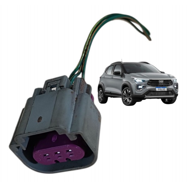 Plug Conector Sensor Pressão Hidrovacuo Fiat Pulse 2023 2024