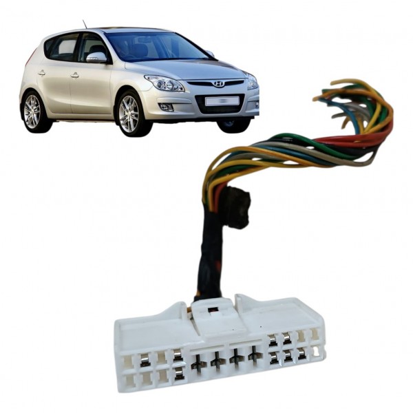 Plug Conector Chicote 12 Fios Modulo Central I30 2009 A 2012