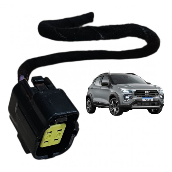 Plug Conector Fechadura Porta Traseira Fiat Pulse 2023 2024