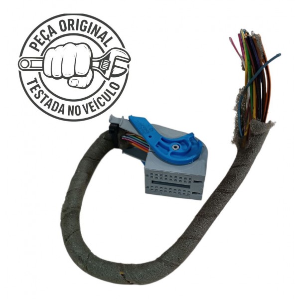 Plug Conector Cinza 21 Fios Módulo Ar Cond Fiat Pulse 2024