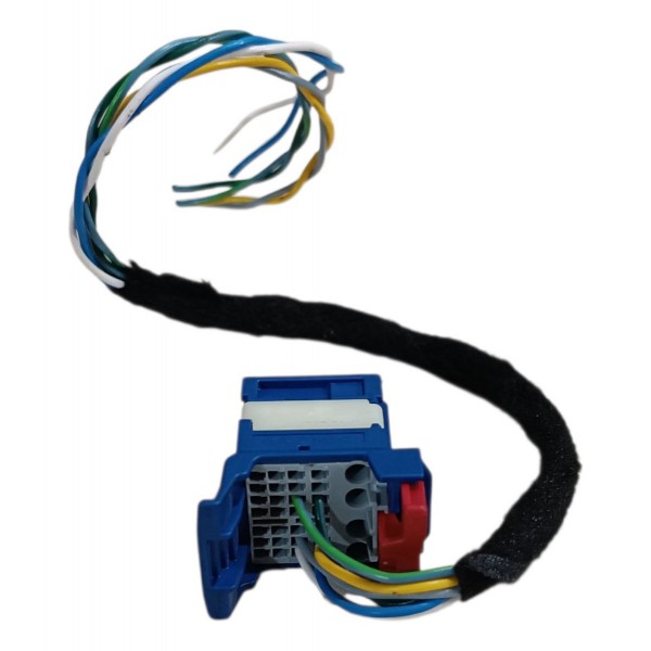 Plug Conector Azul 6 Fios Modulo Multimídia Fiat Pulse 2024
