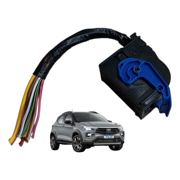 Plug Conector Preto 14 Fios Modulo Bcm Fiat Pulse 2023 2024