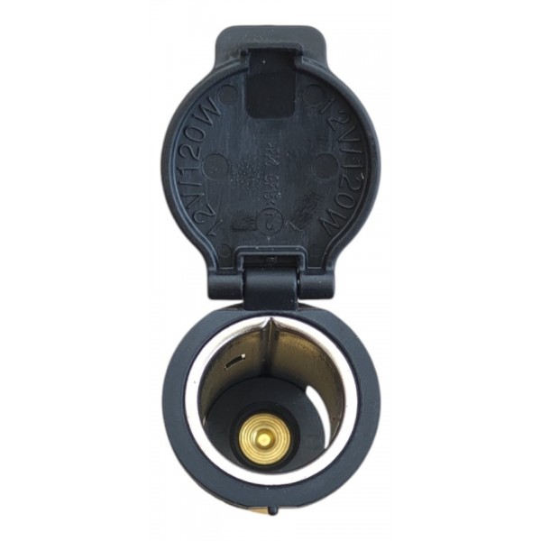 Acendedor Tomada 12v 120w Byd Dolphin Gs 180ev 2024 2025 Preto